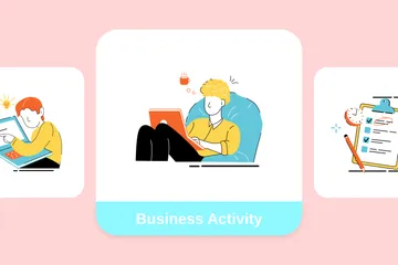 Business Activity Illustration Pack