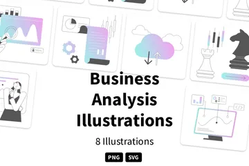 Business Analysis Illustration Pack