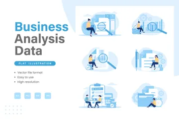 Business Analysis Data Illustration Pack