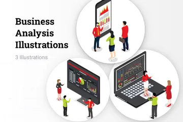 Business Analysis Illustration Pack