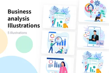 Business Analysis Illustration Pack