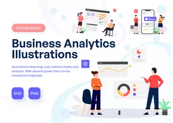 Business Analytics Illustration Pack