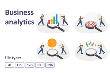 Business Analytics Illustration Pack