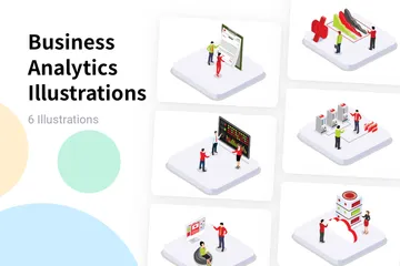 Business Analytics Illustration Pack