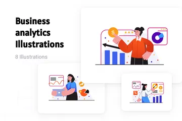 Business Analytics Illustration Pack