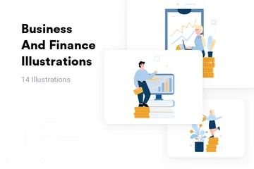 Business And Finance Illustration Pack