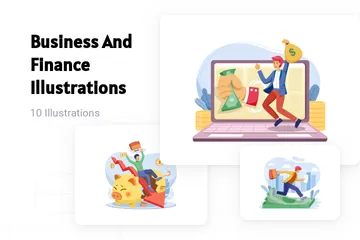 Business And Finance Illustration Pack