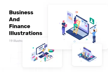 Business And Finance Illustration Pack