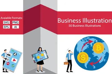 Business And Finance Illustration Pack