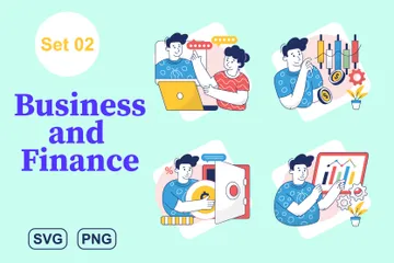 Business And Finance Set 02 Illustration Pack