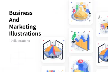 Business And Marketing Illustration Pack