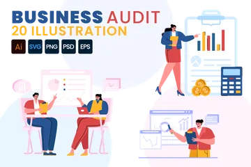 Business Audit Illustration Pack
