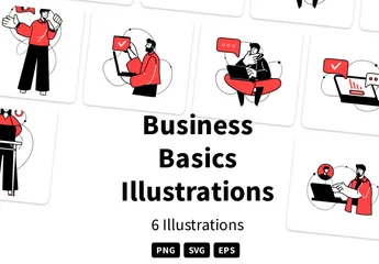 Business Basics Illustration Pack