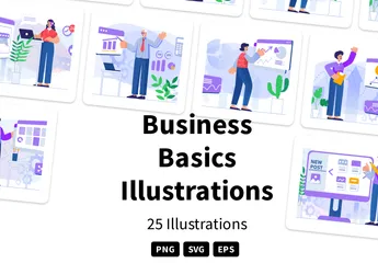 Business Basics Illustration Pack