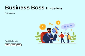 Business Boss Illustration Pack