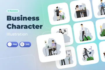 Business Character Illustration Pack