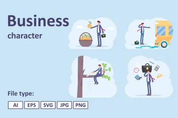 Business Character Illustration Pack