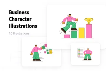 Business Character Illustration Pack