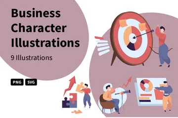 Business Character Illustration Pack