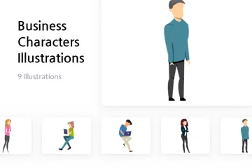 Business Characters Illustration Pack