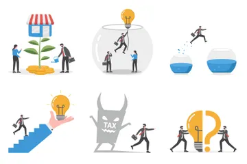 Business Concept Illustration Pack
