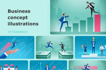 Business Concept Illustration Pack