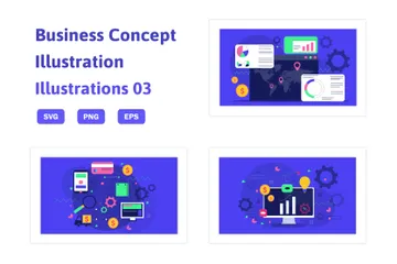 Business Concept Illustration Pack