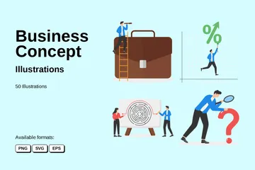 Business Concept Illustration Pack