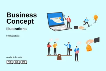 Business Concept Illustration Pack