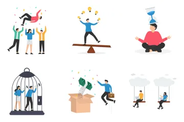 Business Concept Illustration Pack