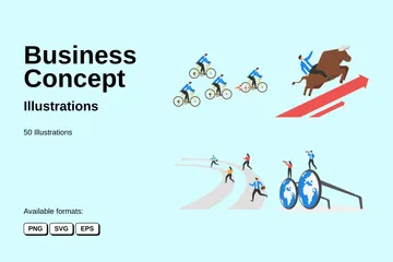 Business Concept Illustration Pack