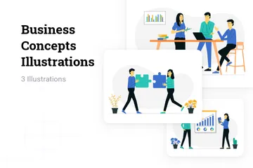 Business Concepts Illustration Pack