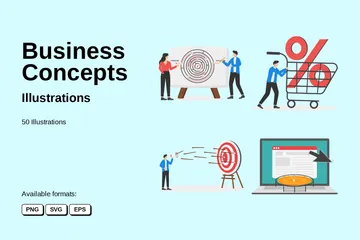 Business Concepts Illustration Pack