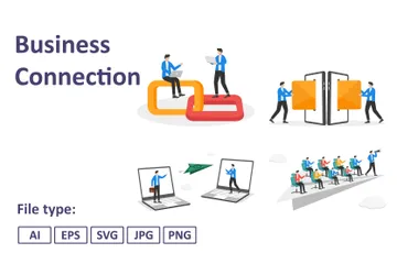 Business Connection Illustration Pack