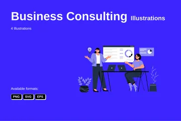 Business Consulting Illustration Pack