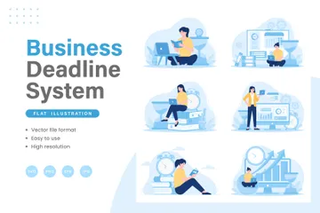 Business Deadline Illustration Pack