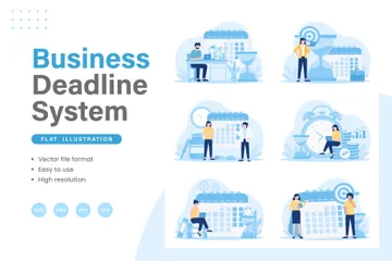 Business Deadline Illustration Pack