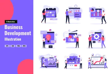 Business Development Illustration Pack