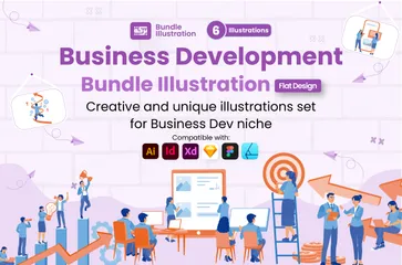 Business Development Illustration Pack