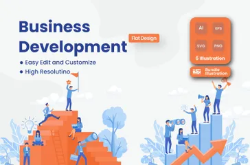 Business Development Illustration Pack