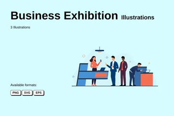 Business Exhibition Illustration Pack