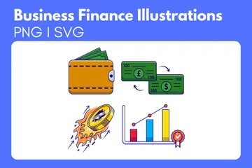 Business Finance Illustration Pack
