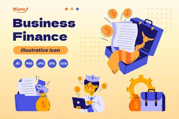 Business Finance Illustration Pack