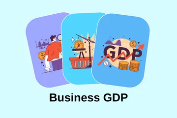 Business GDP Illustration Pack