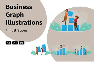 Business Graph Illustration Pack