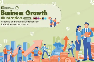 Business Growth Illustration Pack