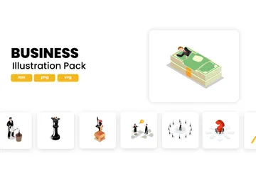 Business Growth Illustration Pack