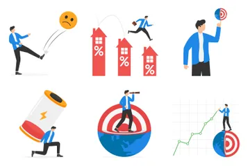 Business Growth Illustration Pack