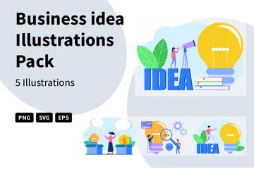 Business Idea Illustration Pack