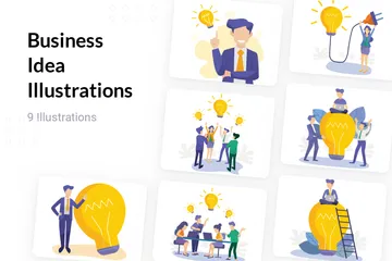 Business Idea Illustration Pack